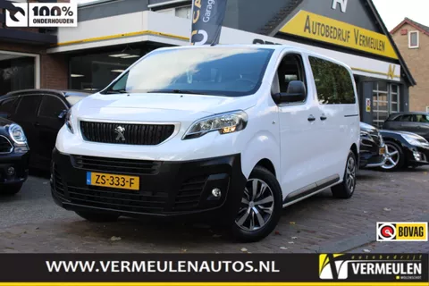 Peugeot Traveller Long 1.5 BlueHDi 120PK Business 9-Persoons + Airco/ Navi/ Leder/ CarPlay/ Cruise/ 2xSchuifdeur/ NL auto