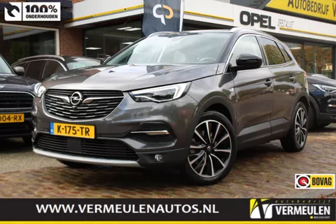 Opel Grandland X 1.6 Turbo Plug-in Hybrid 225PK Ultimate Automaat + 19"/ Navi/ Clima/ Cruise/ Camera/ Leder/ CarPlay/ Full-LED/ NL auto