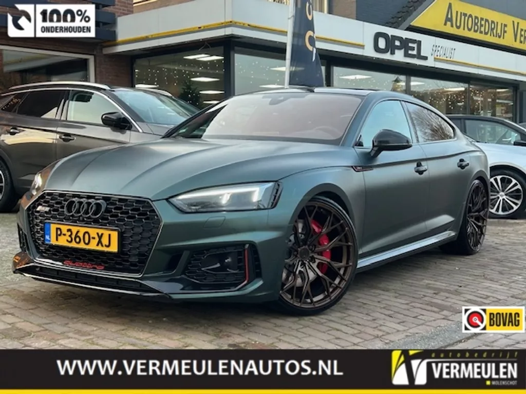 Audi A5 Sportback RS5 2.9TFSI 450PK Quattro Automaat + 21"/ Full-LED Matrix/ B&O Sound/ Camera/ Stoelverwarming