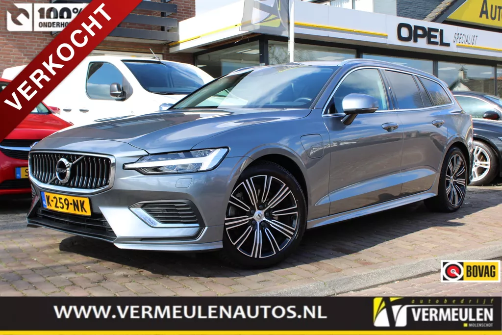 Volvo V60 2.0 T6 Plug-in Hybrid 340PK AWD Inscription Automaat + 19''/ Navi/ Clima/ Full-LED/ Adap.Cruise/ Winterpakket/ Head-UP/ Leder/ NL auto