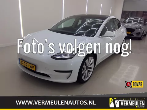 Tesla Model 3 Standard Range Plus RWD 60kWh + 19"/ Navi/ Autopilot/ Leder/ Camera/ Panorama/ Premium Audio/ NL auto