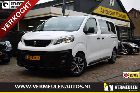 Peugeot Traveller Long 1.5 BlueHDi 120PK Business 9-Persoons + Airco/ Navi/ Leder/ CarPlay/ Cruise/ 2xSchuifdeur/ NL auto