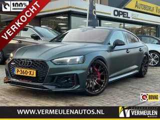 Audi A5 Sportback RS5 2.9TFSI 450PK Quattro Automaat + 21"/ Full-LED Matrix/ B&O Sound/ Camera/ Stoelverwarming