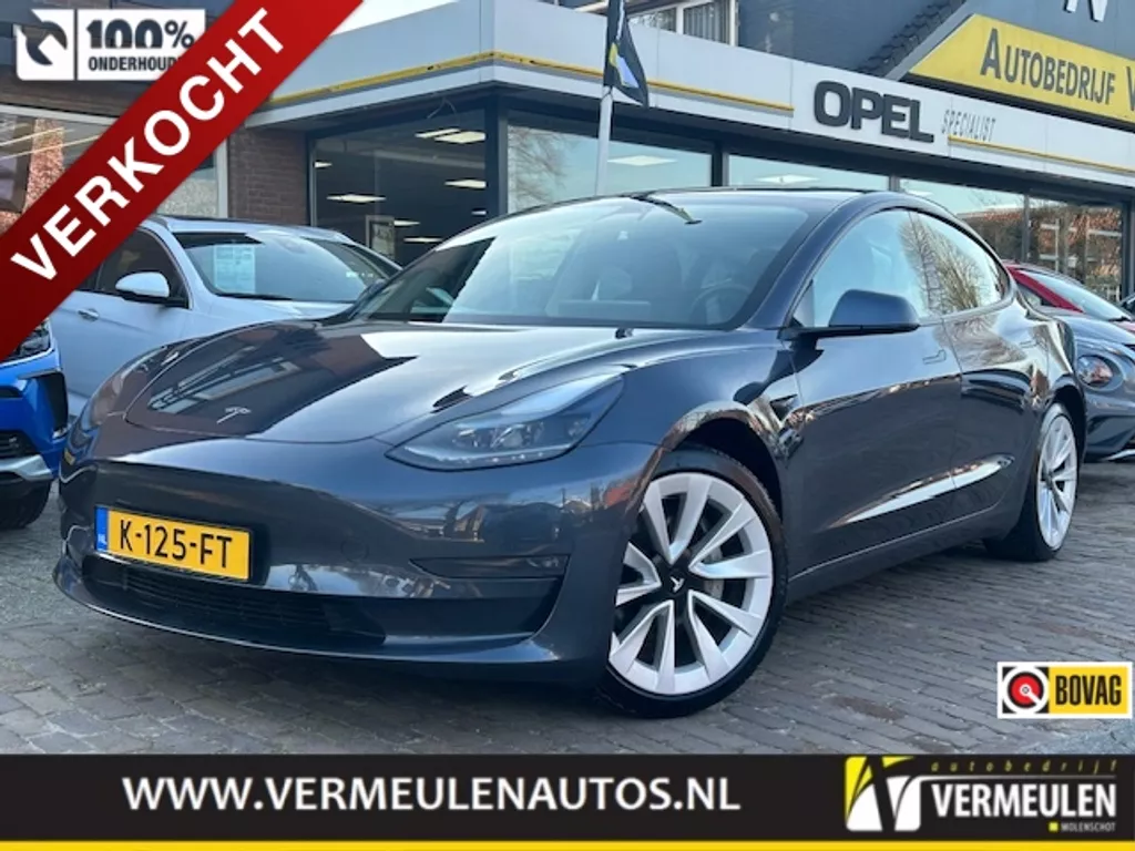 Tesla Model 3 Long Range Dual Motor 351PK AWD + 19"/ Leder/ Panorama/ Ad.cruise/ Full-LED/ Navi/ Camera/ SOH 89,8%/ NL auto