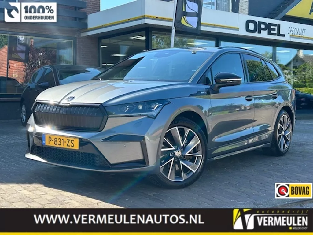 Skoda Enyaq Iv 80 Sportline 204PK + 20"/ Navi/ Clima/ Ad.Cruise/ Winterpakket/ Full-LED Matrix/ Camera/ NL auto