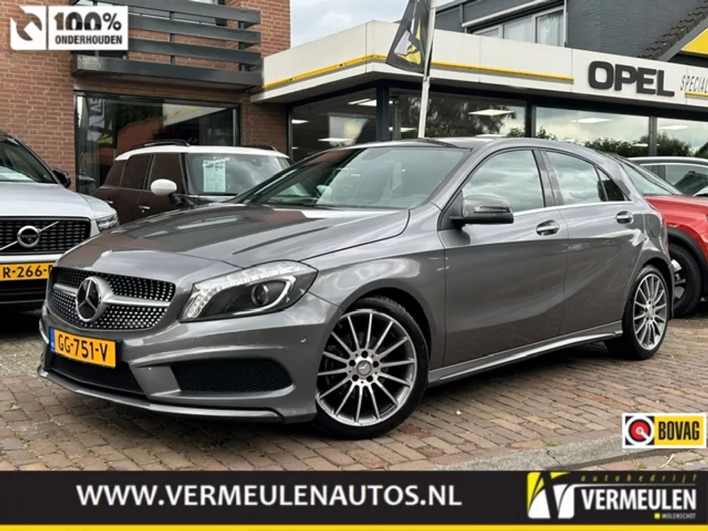 Mercedes A-Klasse A 180 122PK AMG Line Ambition Automaat + 17"/ Navi/ Clima/ Cruise/ Xenon/ Panorama/ NL auto