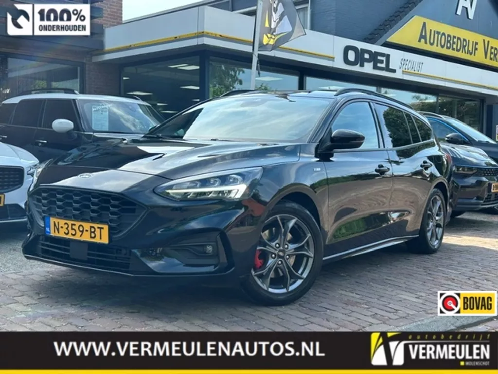 Ford Focus Wagon 1.0 EcoBoost 125PK ST Line X Business + 17"/ Navi/ Clima/ Cruise/ Camera/ CarPlay/ Winterpakket/ NL auto