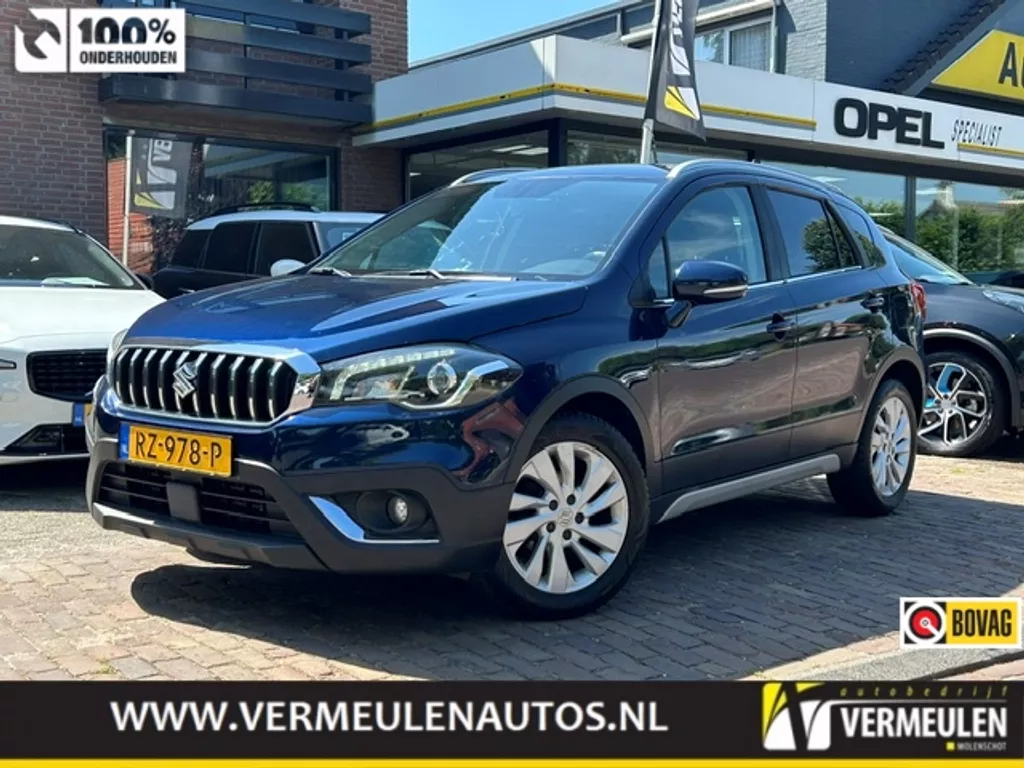 SUZUKI Sx4 S-Cross 1.0 Boosterjet 112PK Exclusive Automaat + 17"/ Navi/ Clima/ Cruise/ Camera/ Stoelverwarming/ NL auto