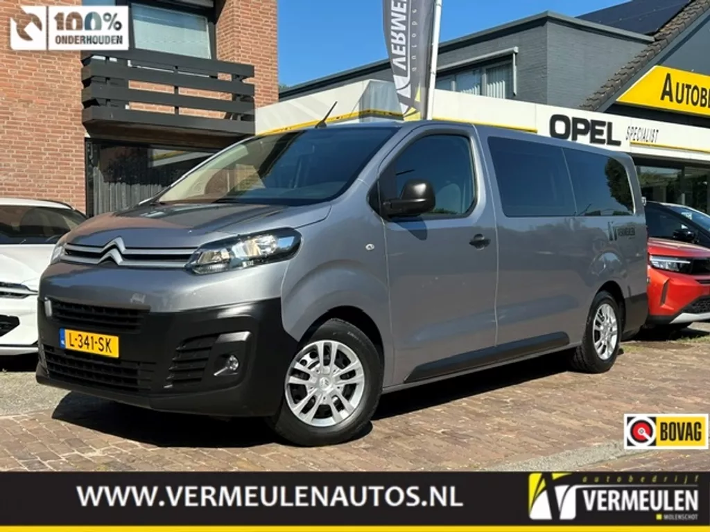 Citroen Spacetourer Jumpy 1.5 BlueHDi Combi XL 120PK Business 9-Persoons + Navi/ Airco/ Cruise/ CarPlay/ NL auto