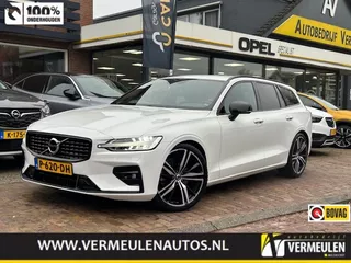 Volvo V60 2.0T 163PK B3 Hybrid R-Design + 20"/ Navi/ Ad.Cruise/ Clima/ Full-LED/ Winterpakket/ Leder/ Camera/ Trekhaak/ NL auto
