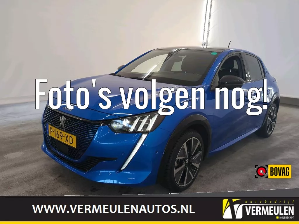 PEUGEOT e-208 EV 50kWh 136PK GT Pack + 17"/ Navi/ Clima/ Cruise/ Panorama/ Full-LED/ Camera/ CarPlay/ Virtual/ Stoelverwarming/ NL auto