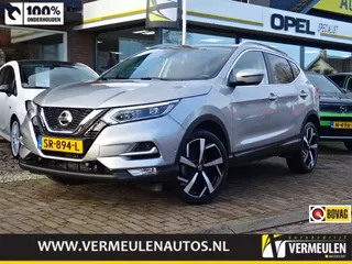 Nissan Qashqai 1.2 115PK Tekna+ Automaat + 19"/ Leder/ Full-LED/ 360° Camera/ Bose/ Winterpakket/ Panorama/ NL auto