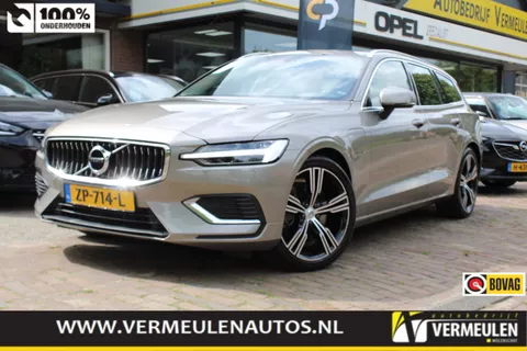 Volvo V60 T8 Twin Engine 390PK AWD Inscription + 19''/ Navi/ Clima/ Full-LED/ Head-UP/ Panorama/ B&W/ Leder/ Winterpakket/ Trekhaak/ Camera/ NL auto