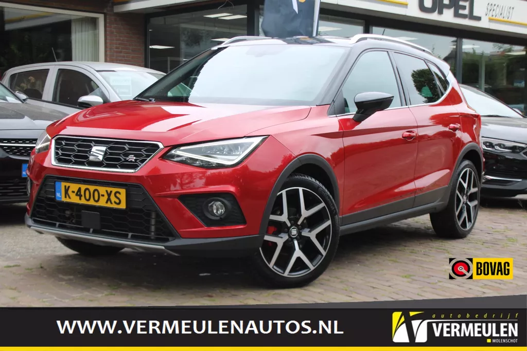 Seat Arona 1.0 TSI 115PK FR Business Intense Automaat + 18"/ Clima/ Full-LED/ Carplay/ Ad.Cruise/ Trekhaak