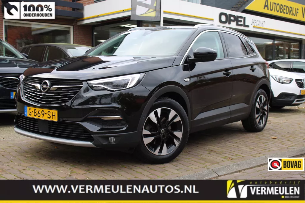 Opel Grandland X 1.6 Turbo 180PK Ultimate Automaat + 18"/ Navi/ Clima/ Camera/ Winterpaket/ Full-LED/ NL auto